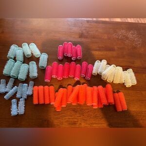 Annie’s Colorful Hair Rollers Set  5 different sizes  X small to medium